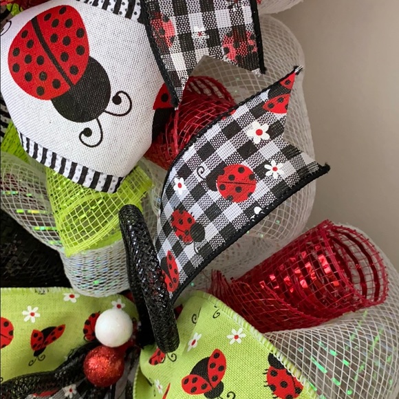 Ladybug wreath